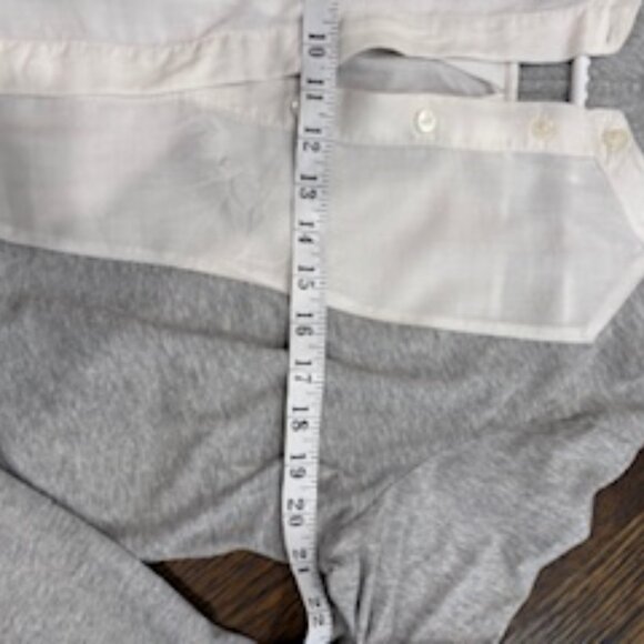 EUC Vince Easy Bib Front Mandarin Collar Shirt sz M - Picture 8 of 9